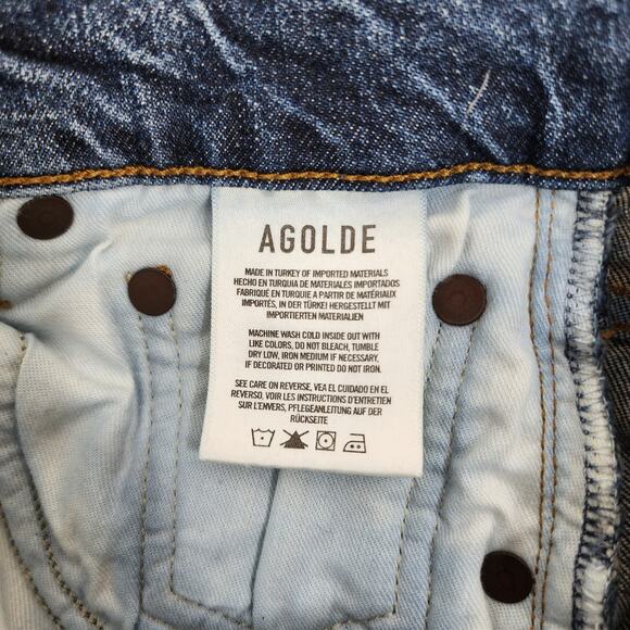 Agolde Wilder High Rise Straight 23 - Picture 9 of 10